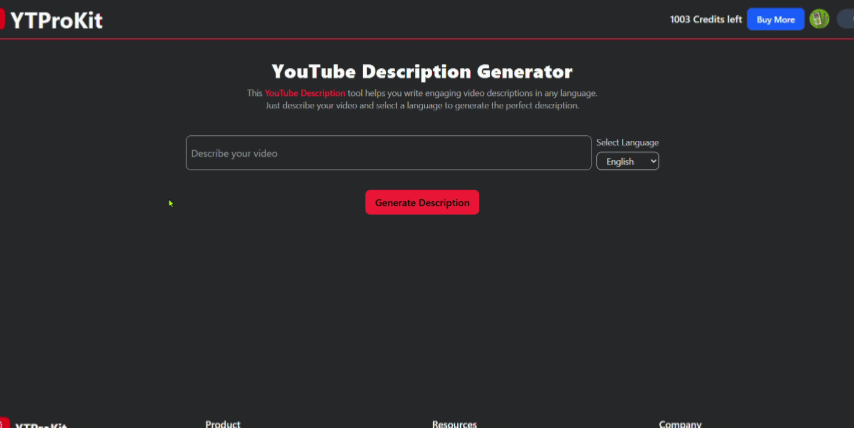 Tool demo